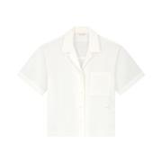 Utility Blouse Wit Olaf Hussein , White , Dames