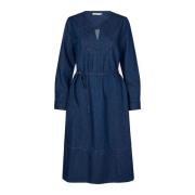 Midi Dresses Masai , Blue , Dames