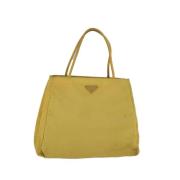 Pre-owned Nylon prada-bags Prada Vintage , Yellow , Dames