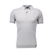 Grijze Polo Shirt met CoolDry Kwaliteit Genti , Gray , Heren