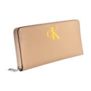 Wallets Cardholders Calvin Klein , Beige , Dames