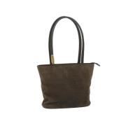 Pre-owned Suede gucci-bags Gucci Vintage , Brown , Dames