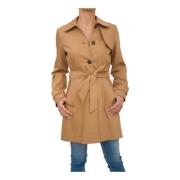 Stijlvolle Trenchcoat voor Vrouwen Marella , Brown , Dames