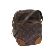 Pre-owned Canvas louis-vuitton-bags Louis Vuitton Vintage , Brown , Da...