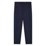 Pique pantalons donkerblauw Olaf Hussein , Blue , Heren