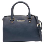 Pre-owned Leather totes Michael Kors Pre-owned , Blue , Dames