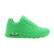 Sporty Chic Sneaker Skechers , Green , Dames