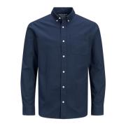 Slimfit Oxford Button-Down Overhemd Jack & Jones , Blue , Heren