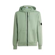 Sportieve Zip-Through Hoodie C.p. Company , Green , Heren