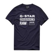 T-Shirts G-star , Blue , Heren