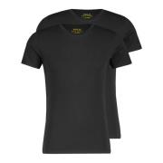 Basis T-shirt Pakket Ralph Lauren , Black , Heren