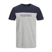 Heren Blokkerend T-shirt Jack & Jones , Multicolor , Heren