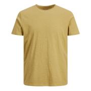 Rock T-shirt met korte mouwen Jack & Jones , Yellow , Heren