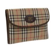 Pre-owned Fabric pouches Burberry Vintage , Beige , Dames