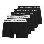 Comfort Fit Trunks 5-Pack Jack & Jones , Black , Heren