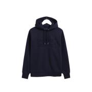 Hoodie Gant , Blue , Heren