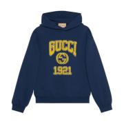 Hoodies Gucci , Blue , Heren