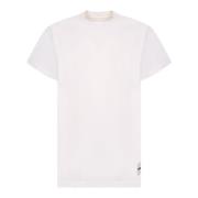Witte T-Shirts in Minimalistische Stijl - 3-Pack Jil Sander , White , ...