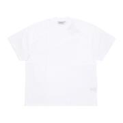 Akron Tee - Wit Stone Washed Carhartt Wip , White , Dames