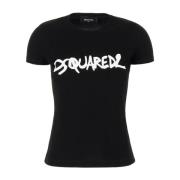T-Shirts Dsquared2 , Black , Dames