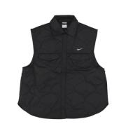 Zwart/Wit Sportswear Essentials Vest Nike , Black , Dames