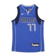Luka Doncic NBA Icon Edition Shirt Nike , Blue , Heren