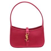 Pre-owned Satin shoulder-bags Yves Saint Laurent Vintage , Pink , Dame...