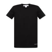 T-shirt met logo Comme des Garçons , Black , Heren