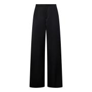 Wide Trousers Ralph Lauren , Black , Dames