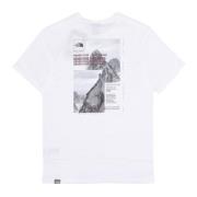 Streetwear Collage Tee White/Boysenberry The North Face , White , Here...