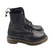 Pascal Virginia Leren Laarzen Dr. Martens , Black , Dames