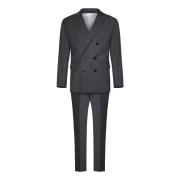 Double Breasted Suits Dsquared2 , Gray , Heren