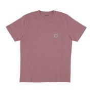 Pocket Tee Daphne Streetwear T-Shirt Carhartt Wip , Pink , Heren
