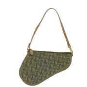 Pre-owned Canvas dior-bags Dior Vintage , Green , Dames