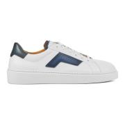 Blauw Witte Sneakers Magnanni , White , Heren