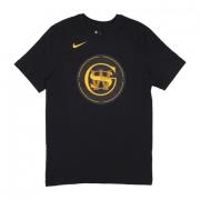 NBA City Edition Logo Tee Nike , Black , Heren