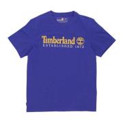Clematis Blue Streetwear Tee Timberland , Blue , Dames