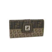 Pre-owned Canvas wallets Fendi Vintage , Brown , Dames