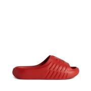 Rode Platte Slides & Teenslippers Dsquared2 , Red , Heren