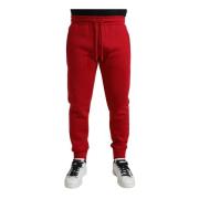 Sweatpants Dolce & Gabbana , Red , Heren