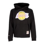 NBA Team Logo Hoodie Zwart Mitchell & Ness , Black , Heren