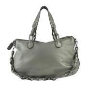 Pre-owned Leather shoulder-bags Loewe Pre-owned , Green , Dames