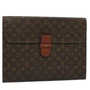 Pre-owned Canvas louis-vuitton-bags Louis Vuitton Vintage , Brown , He...