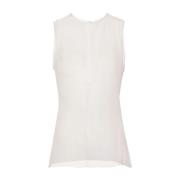 Sleeveless Tops Ami Paris , White , Dames