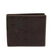 Pre-owned Leather wallets Carolina Herrera Pre-owned , Brown , Heren