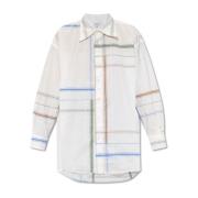 Katoenen shirt Bottega Veneta , Beige , Dames