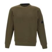 Groene Katoenen Sweatshirt met Zak C.p. Company , Green , Heren