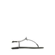 Flat Sandals René Caovilla , Gray , Dames