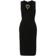 Midi Dresses Moschino , Black , Dames