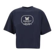 T-shirts en Polos Collectie Woolrich , Blue , Dames